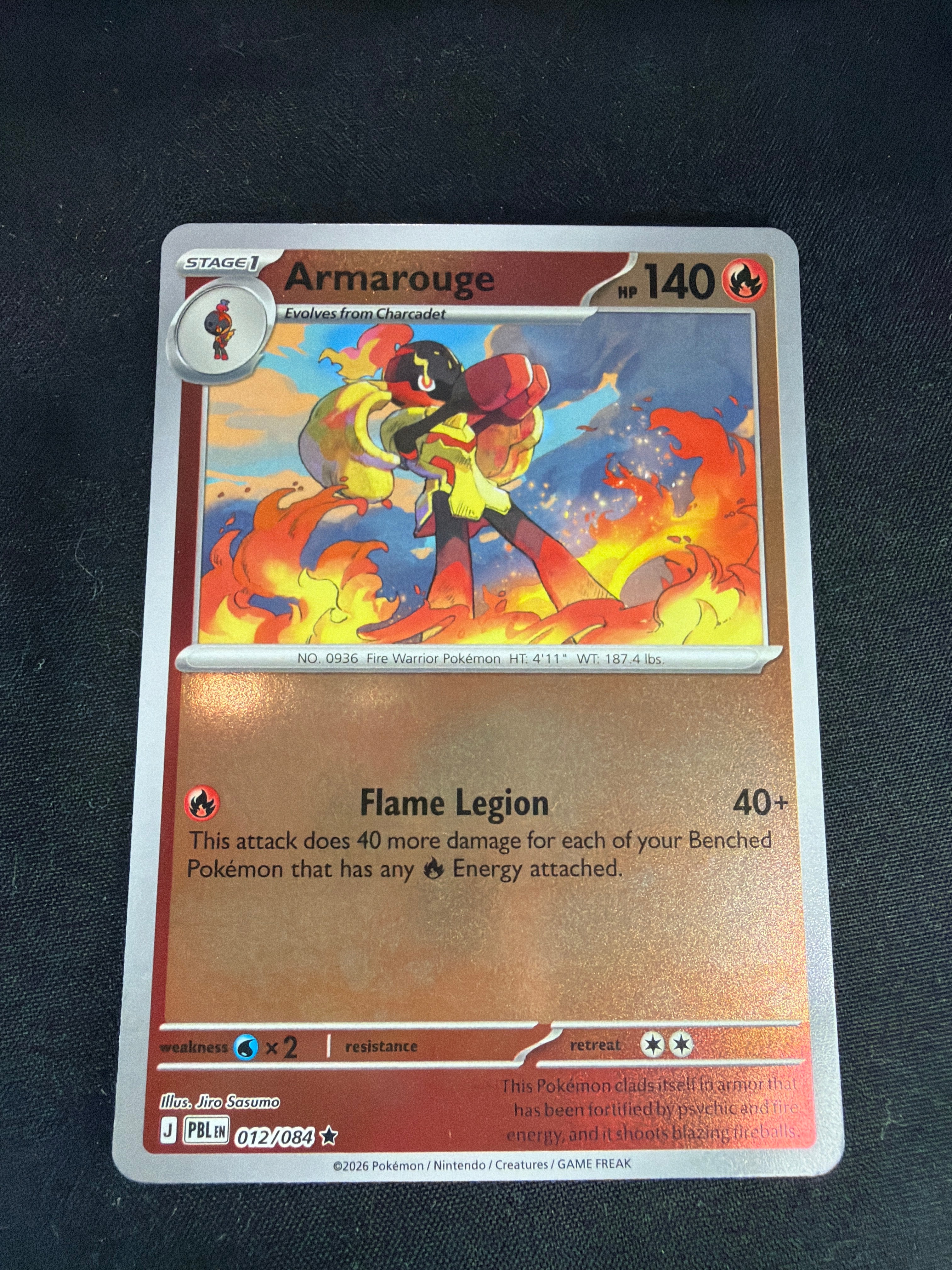 Armarouge • Pitch Black • Reverse Holo • 012/084