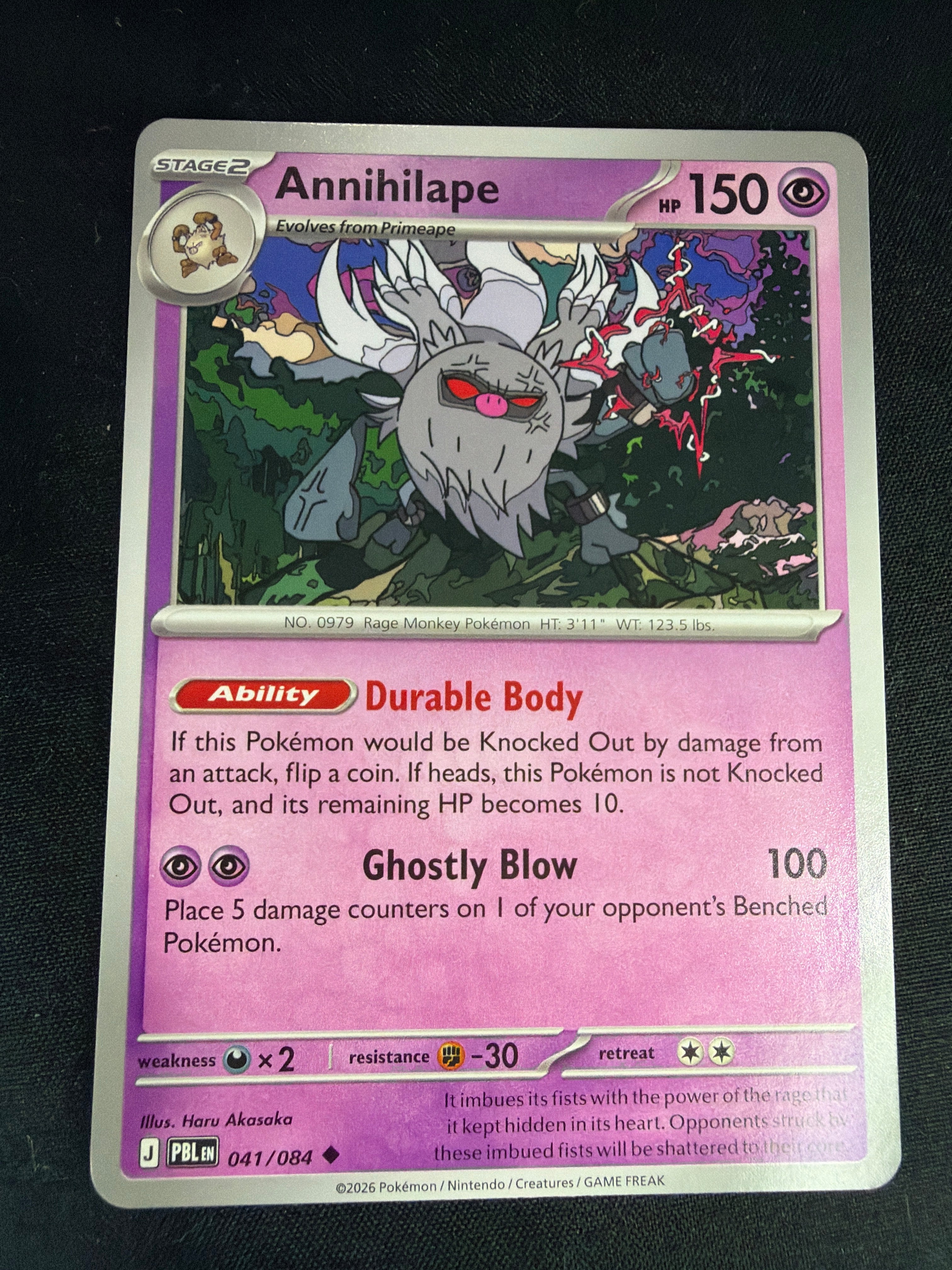 Annihilape • Pitch Black • Uncommon • 041/084