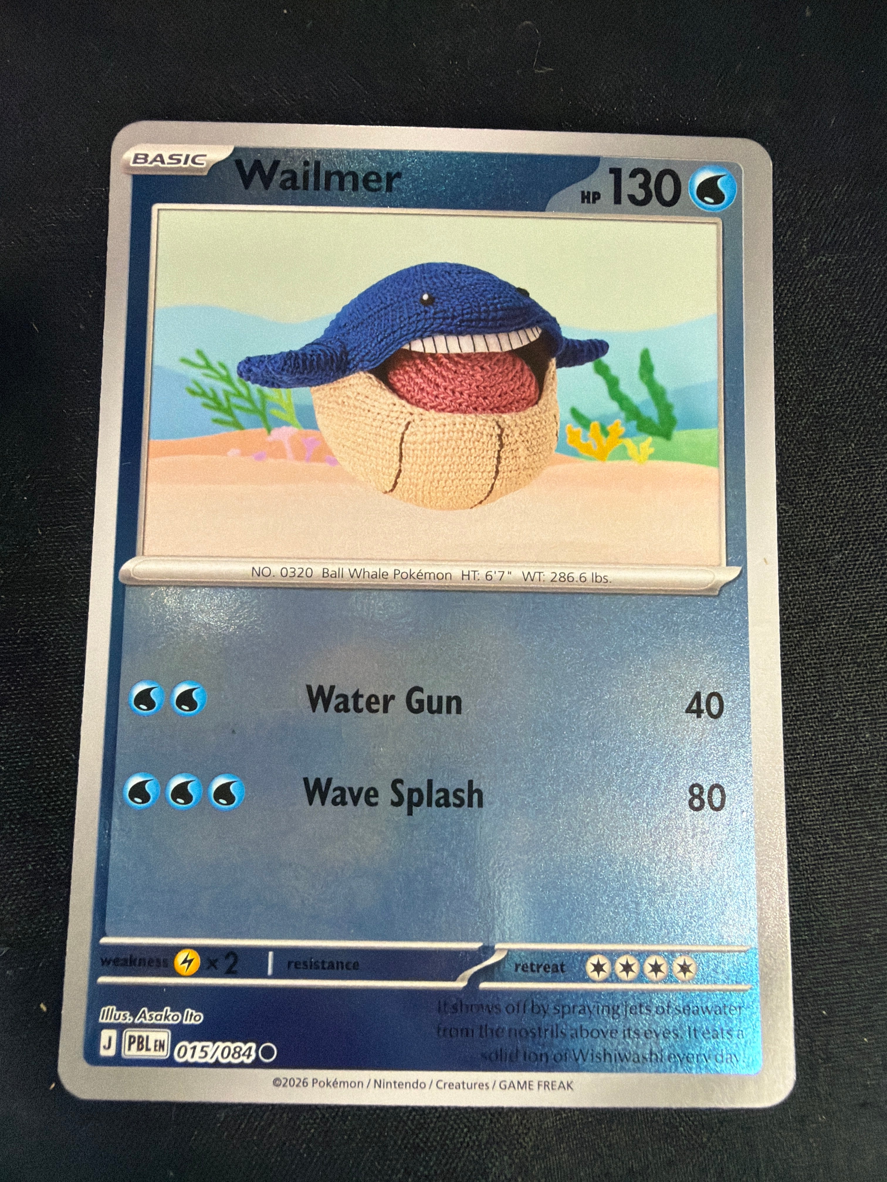 Wailmer • Pitch Black • Reverse Holo • 015/084