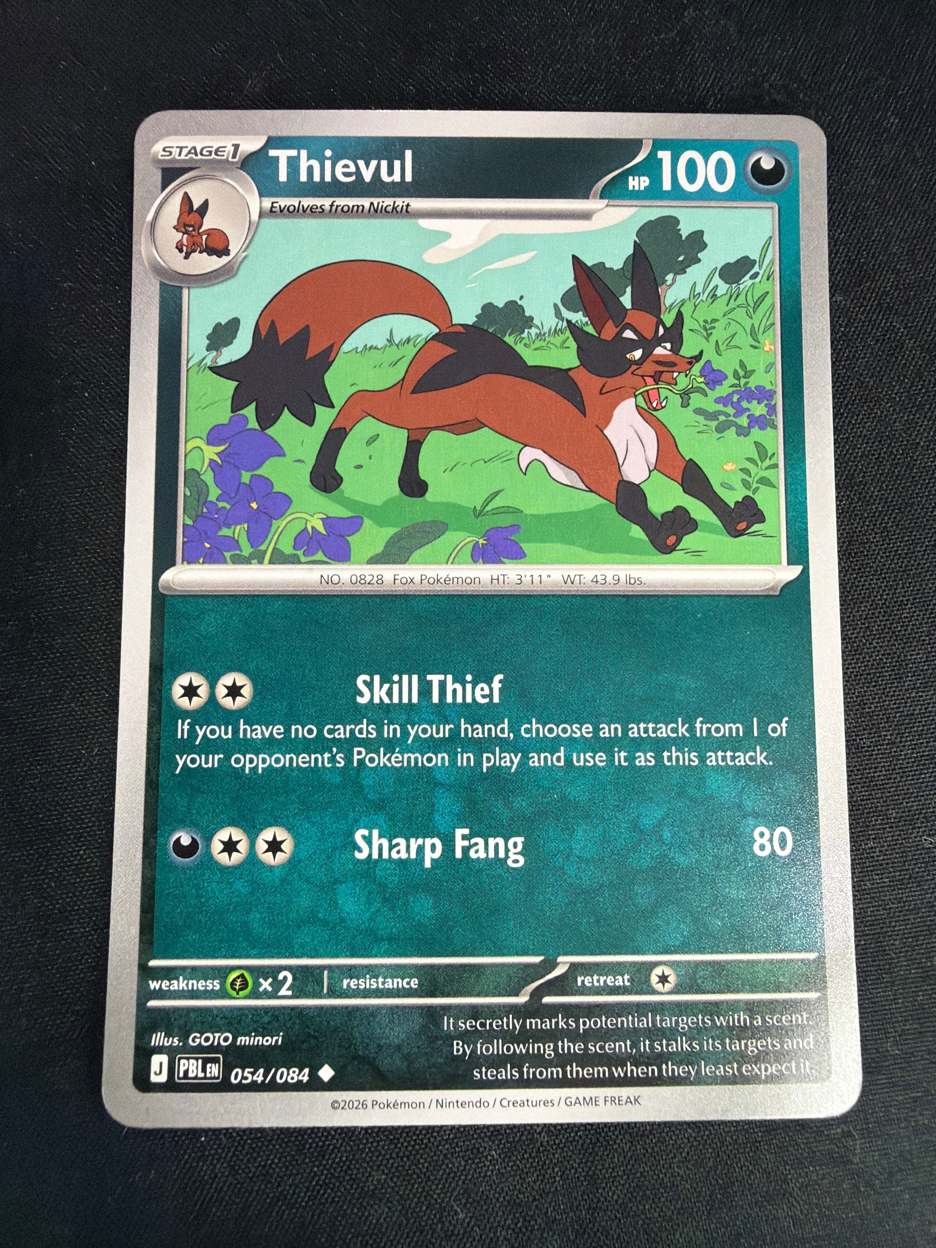 Thievul • Pitch Black • Uncommon • 054/084