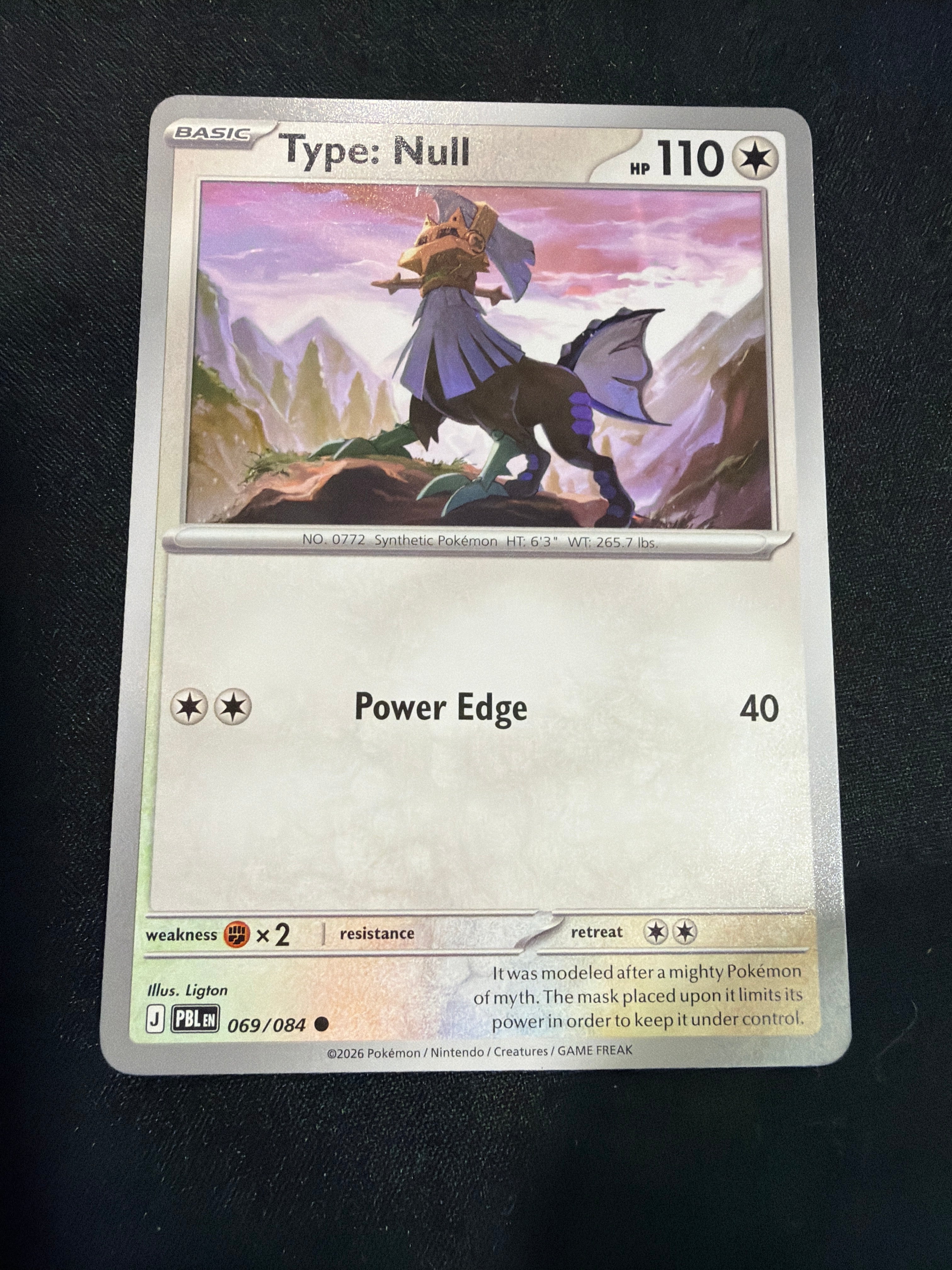 Type: Null • Pitch Black • Common • 069/084