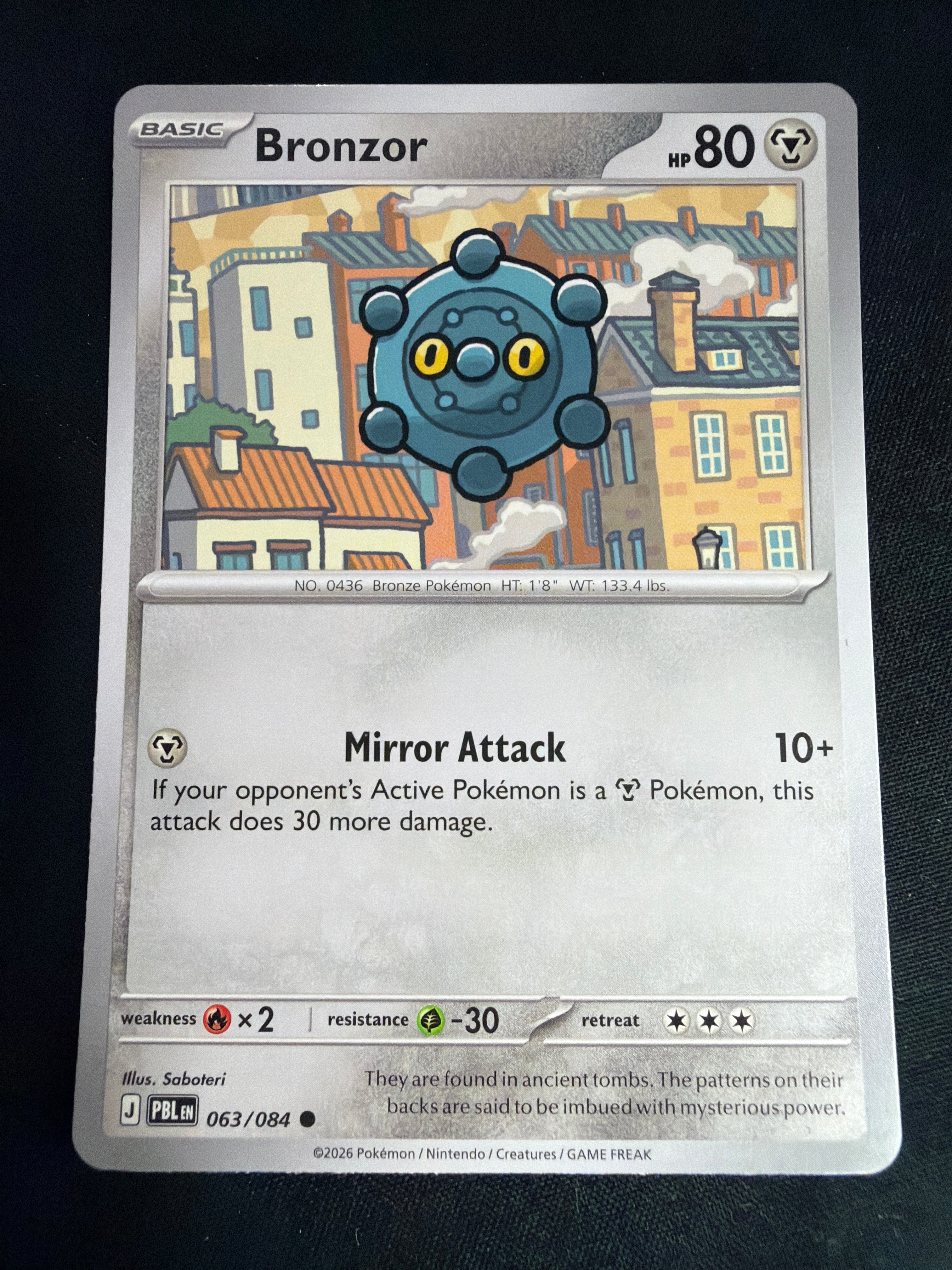 Bronzor • Pitch Black • Common • 063/084
