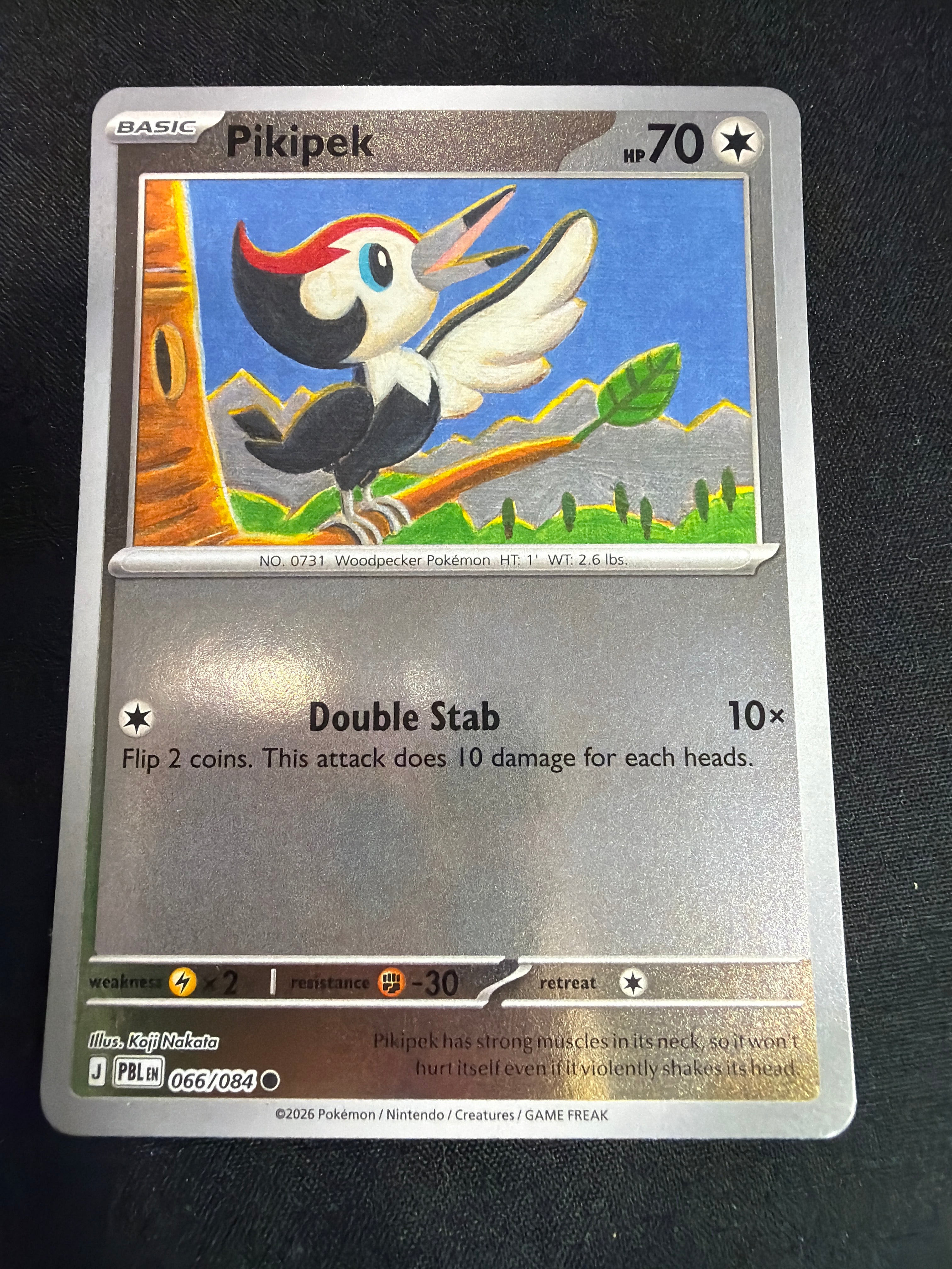 Pikipek • Pitch Black • Reverse Holo • 066/084