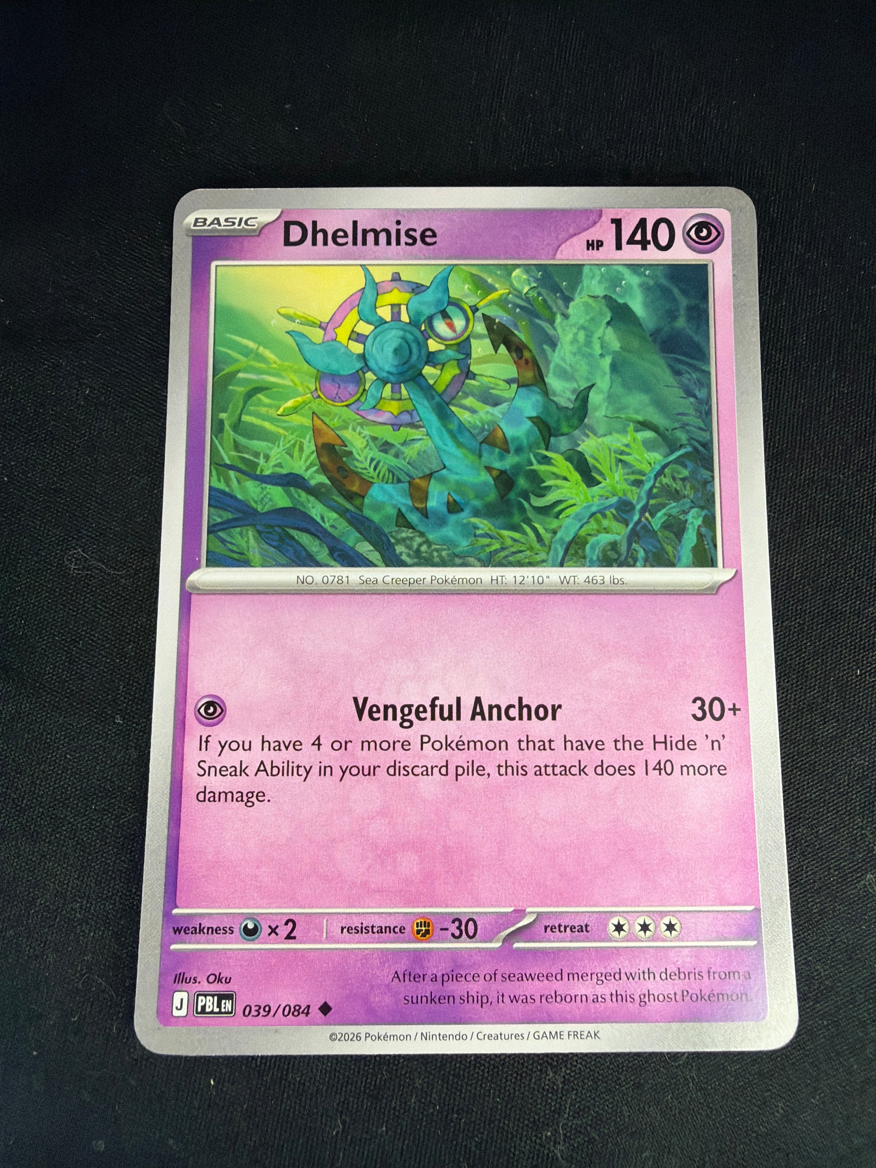 Dhelmise • Pitch Black • Uncommon • 039/084