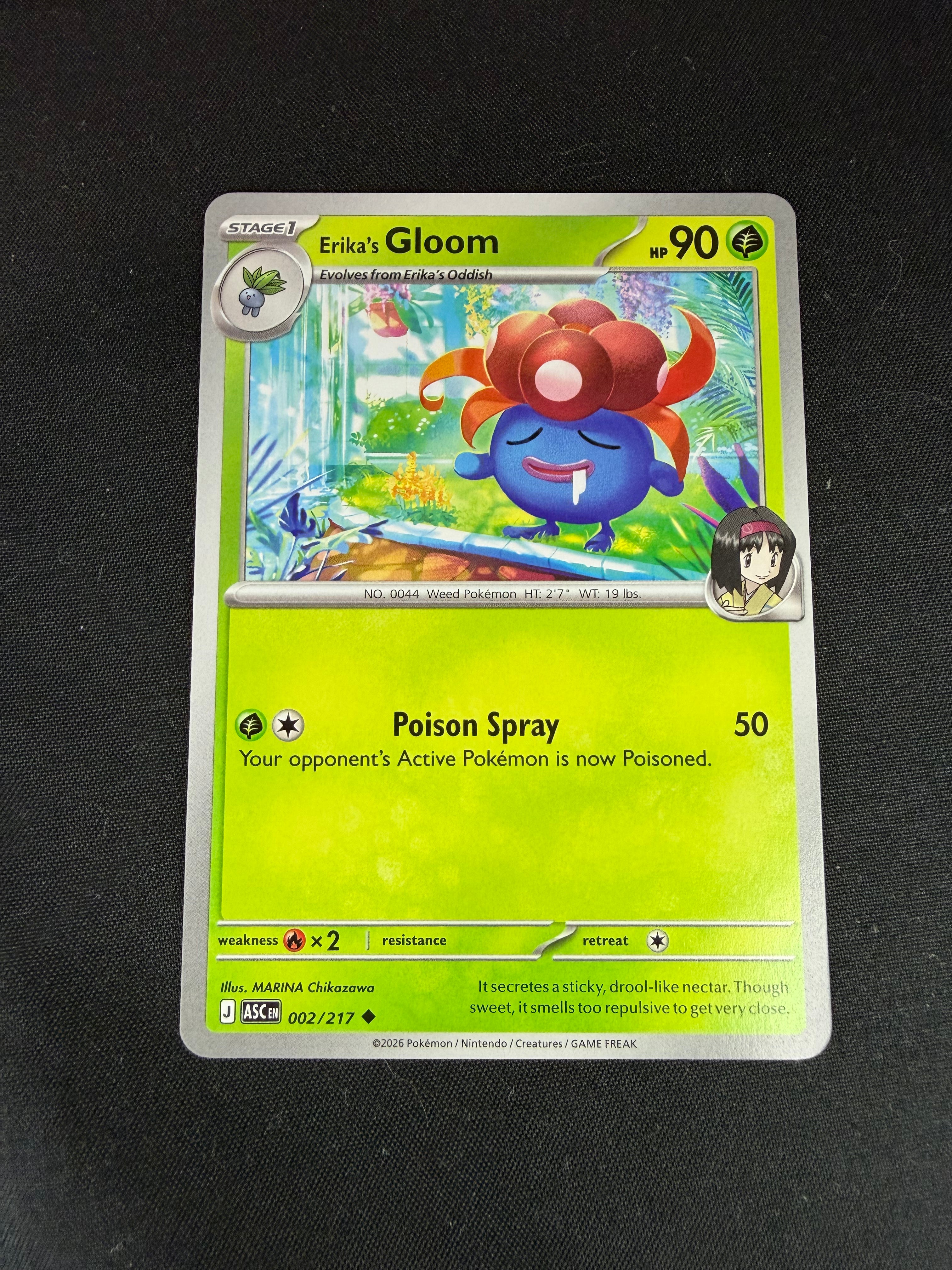 Erika's Gloom • Ascended Heroes
Uncommon • 002/217