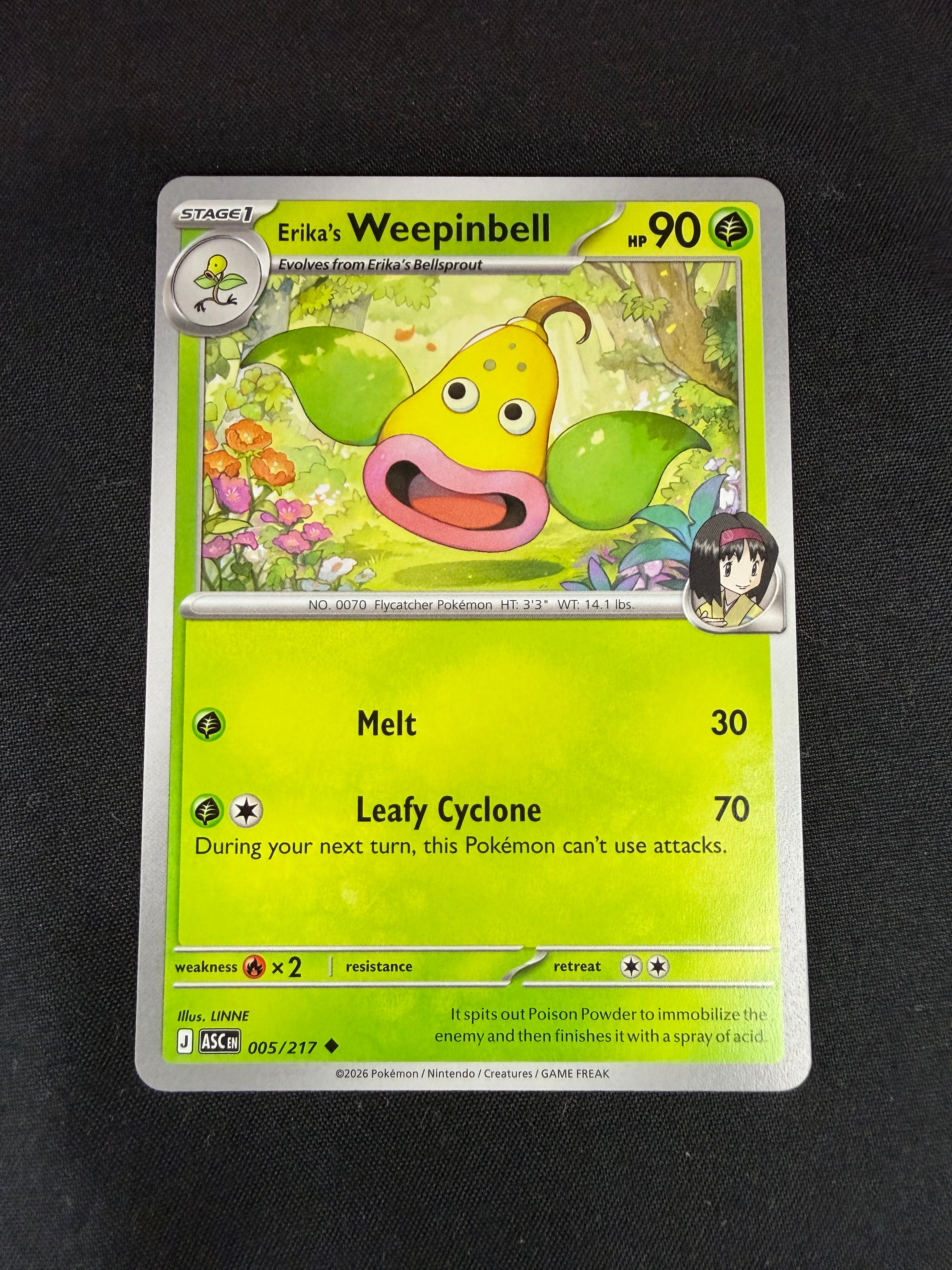 Erika's Weepinbell Ascended Heroes Uncommon • 005/217