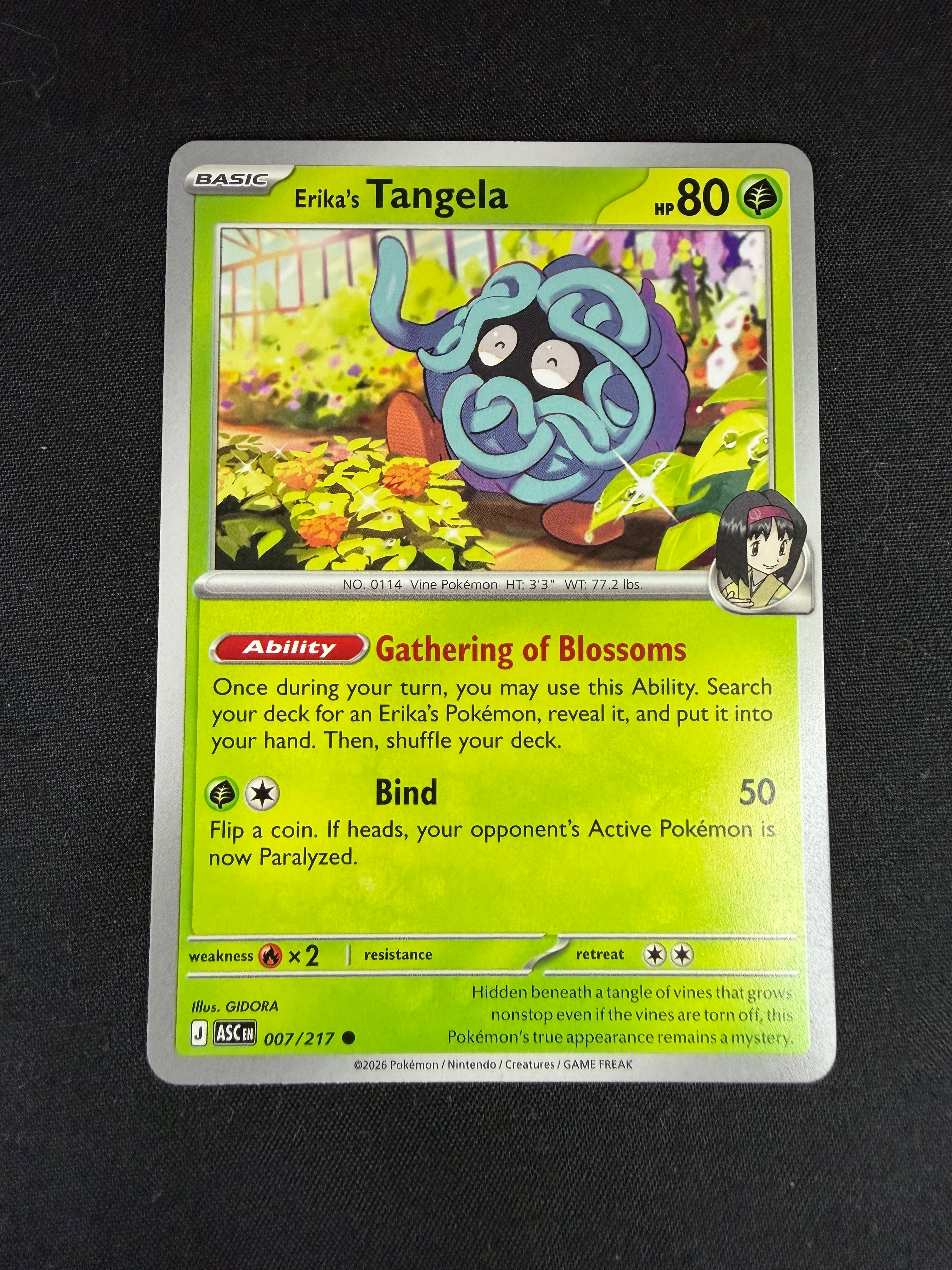 Erika's Tangela Ascended Heroes Common • 007/217