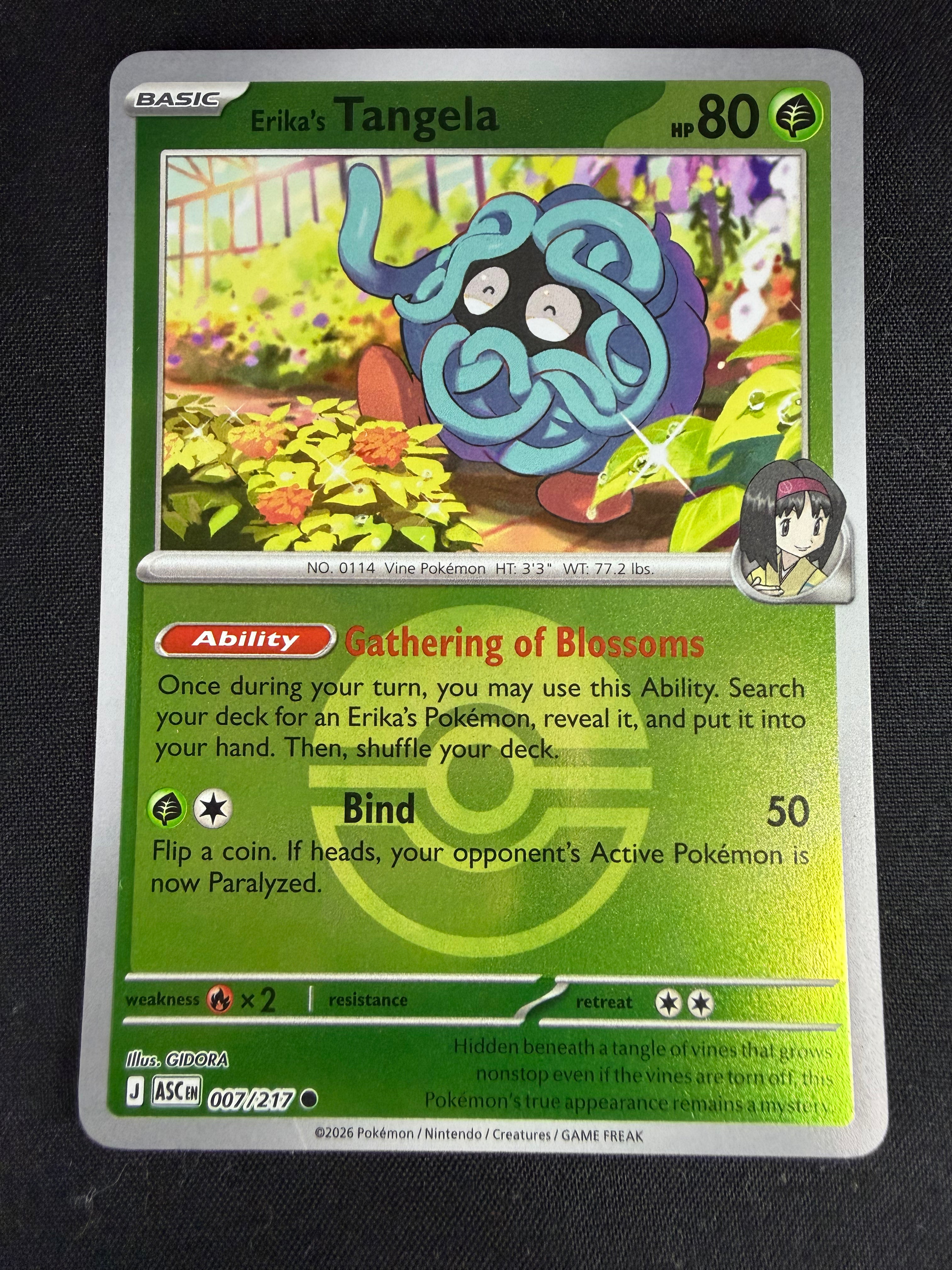 Erika's Tangela (Poke Ball) Ascended Heroes Common • 007/217