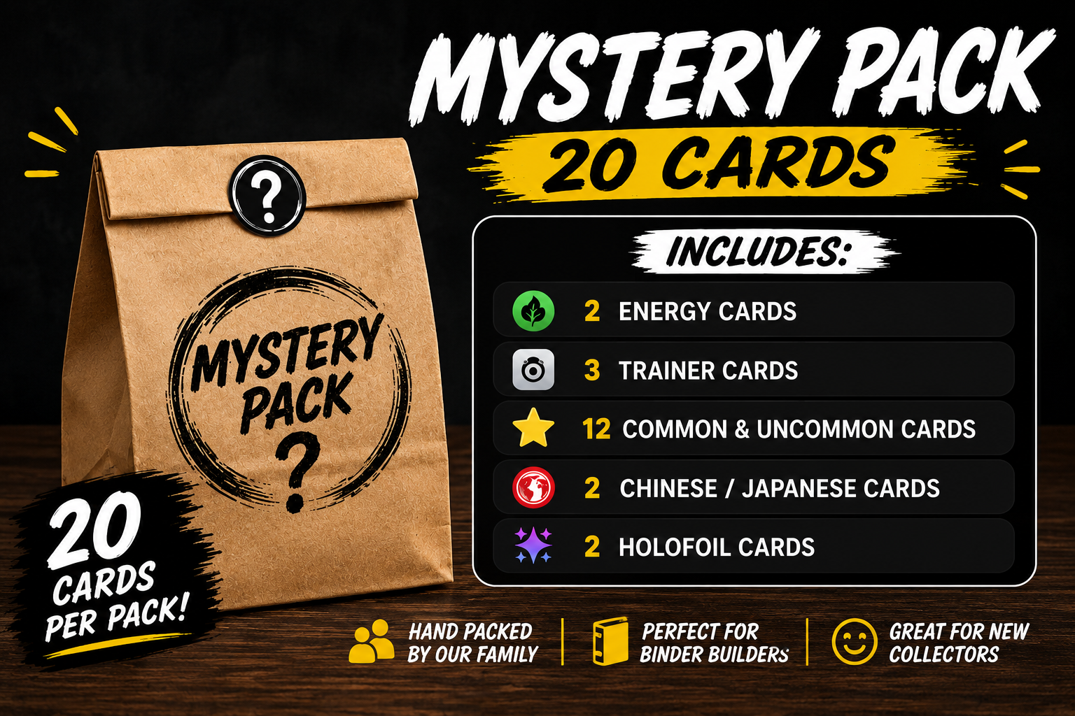 Shiny Side Up 20-Card Mystery Pack